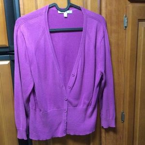 Cabi purple sweater
